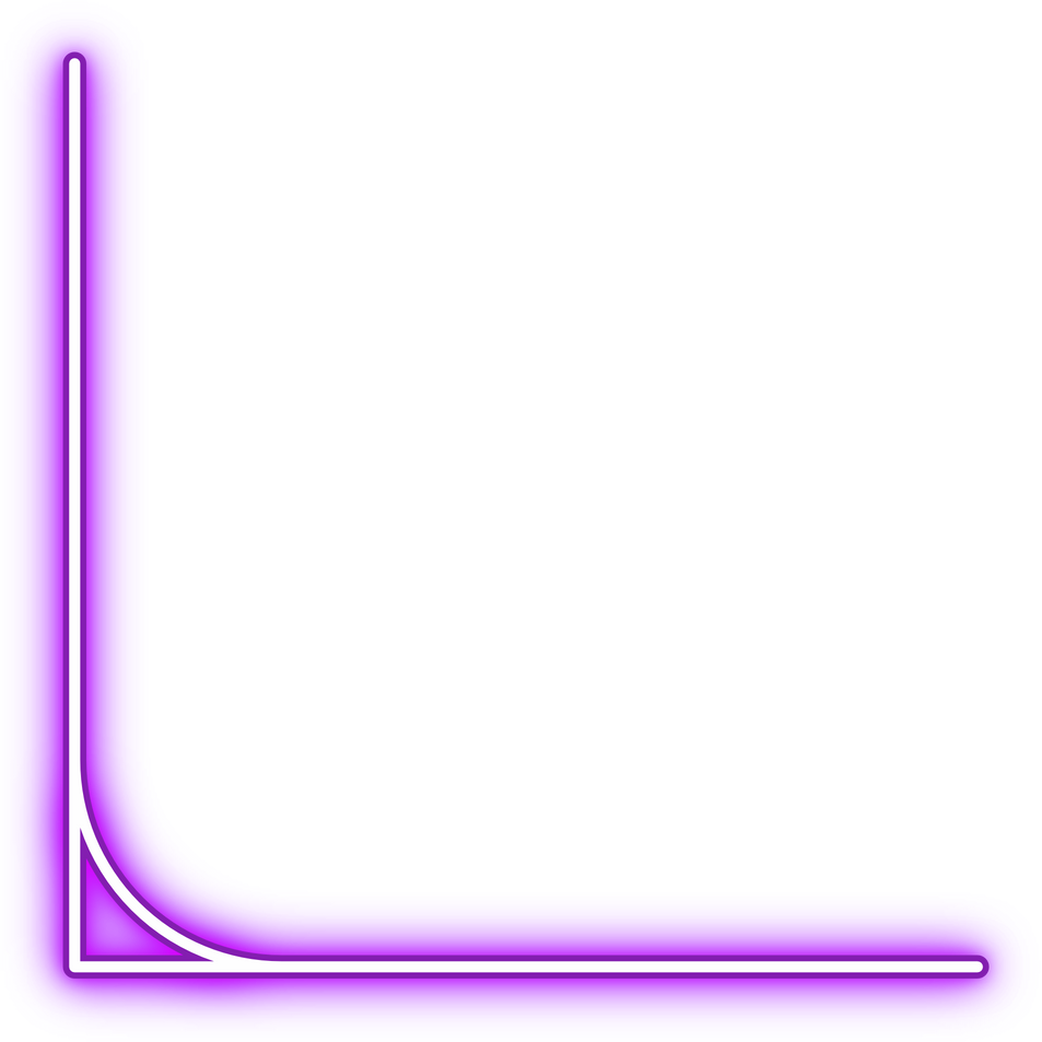 Purple Neon Corner Line
